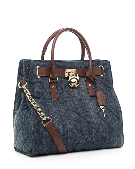 gumtre michael kors handbag|Michael Kors denim bag.